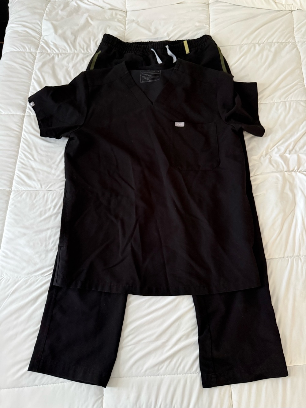 Figs Black Medical Scrub Set